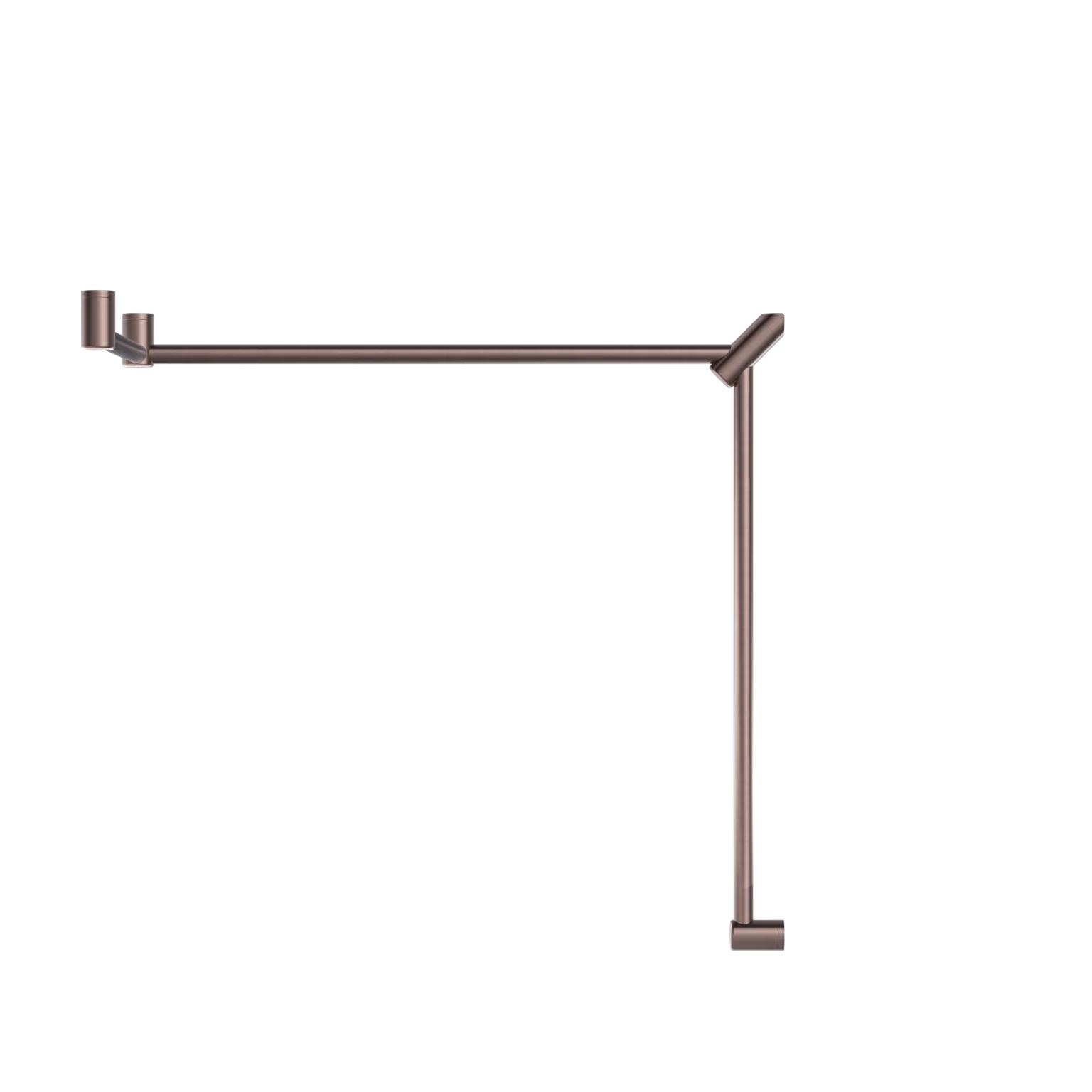 Mecca Care 32mm DDA Toilet Grab Rail Set 90 Degree Continuous 600x1065x1025mm - Image 12