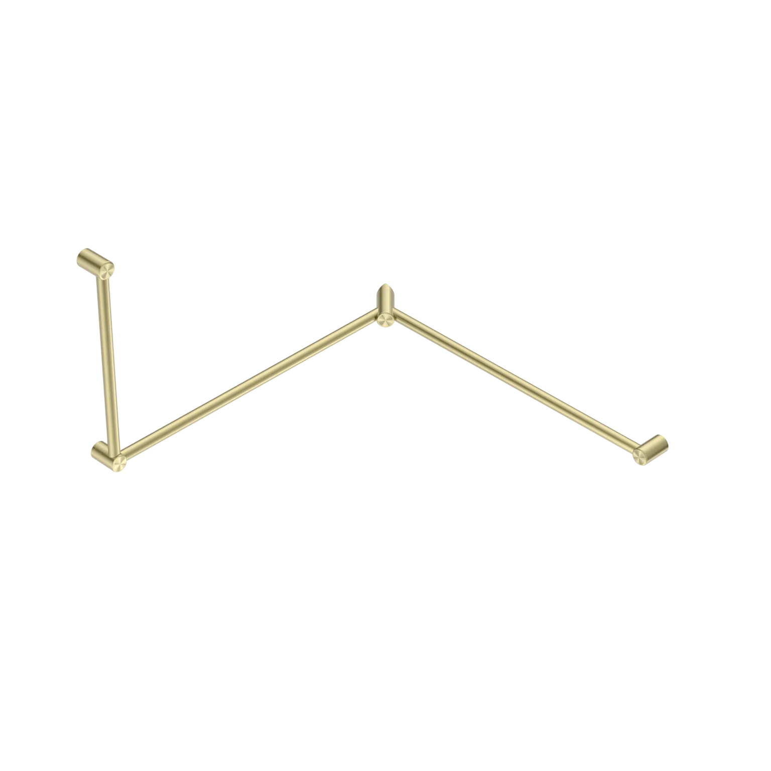 Mecca Care 32mm DDA Toilet Grab Rail Set 90 Degree Continuous 600x1065x1025mm - Image 7