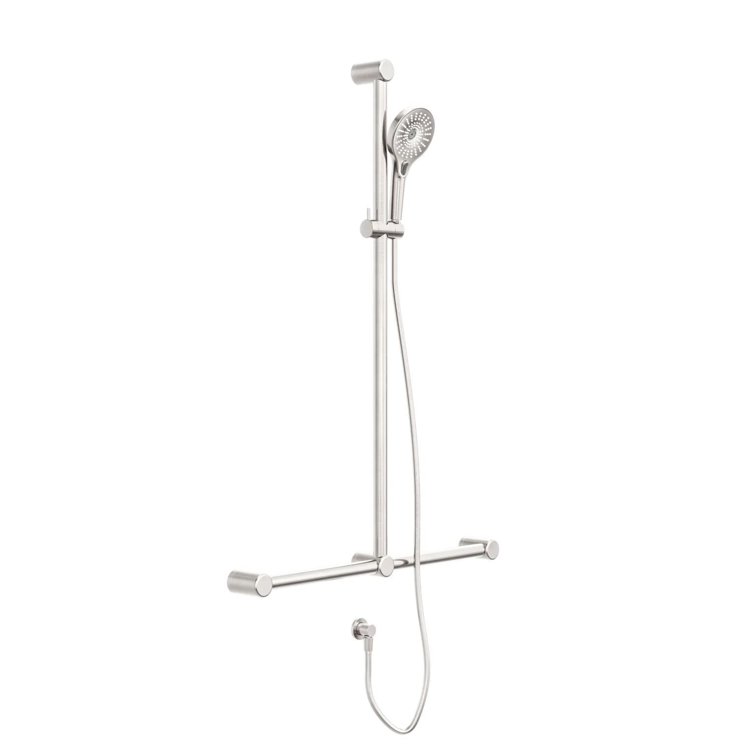 Mecca Care 32mm T Bar Grab Rail And Adjustable Shower Rail Set 1100x750mm - Image 4