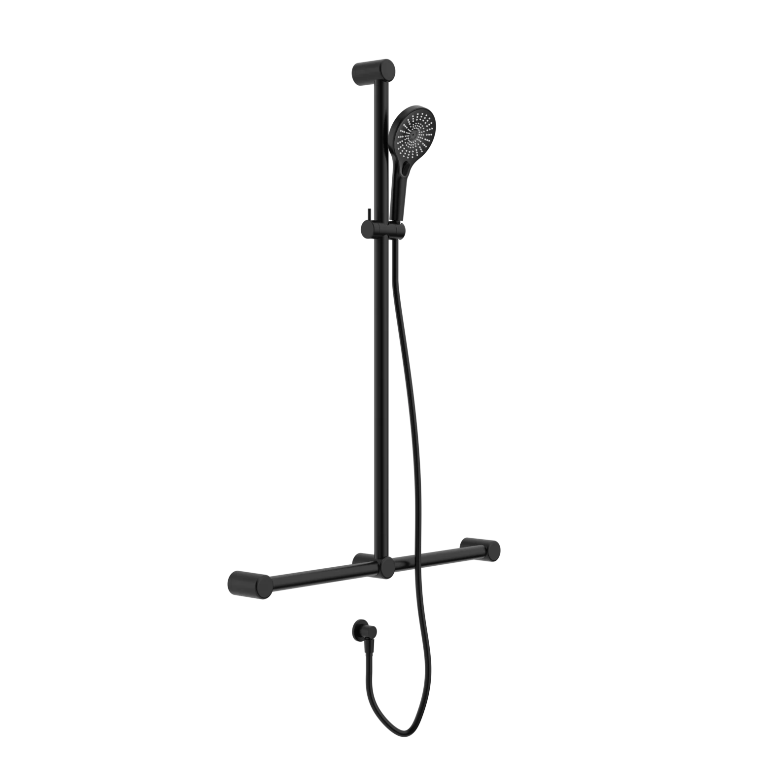 Mecca Care 32mm T Bar Grab Rail And Adjustable Shower Rail Set 1100x750mm - Image 5