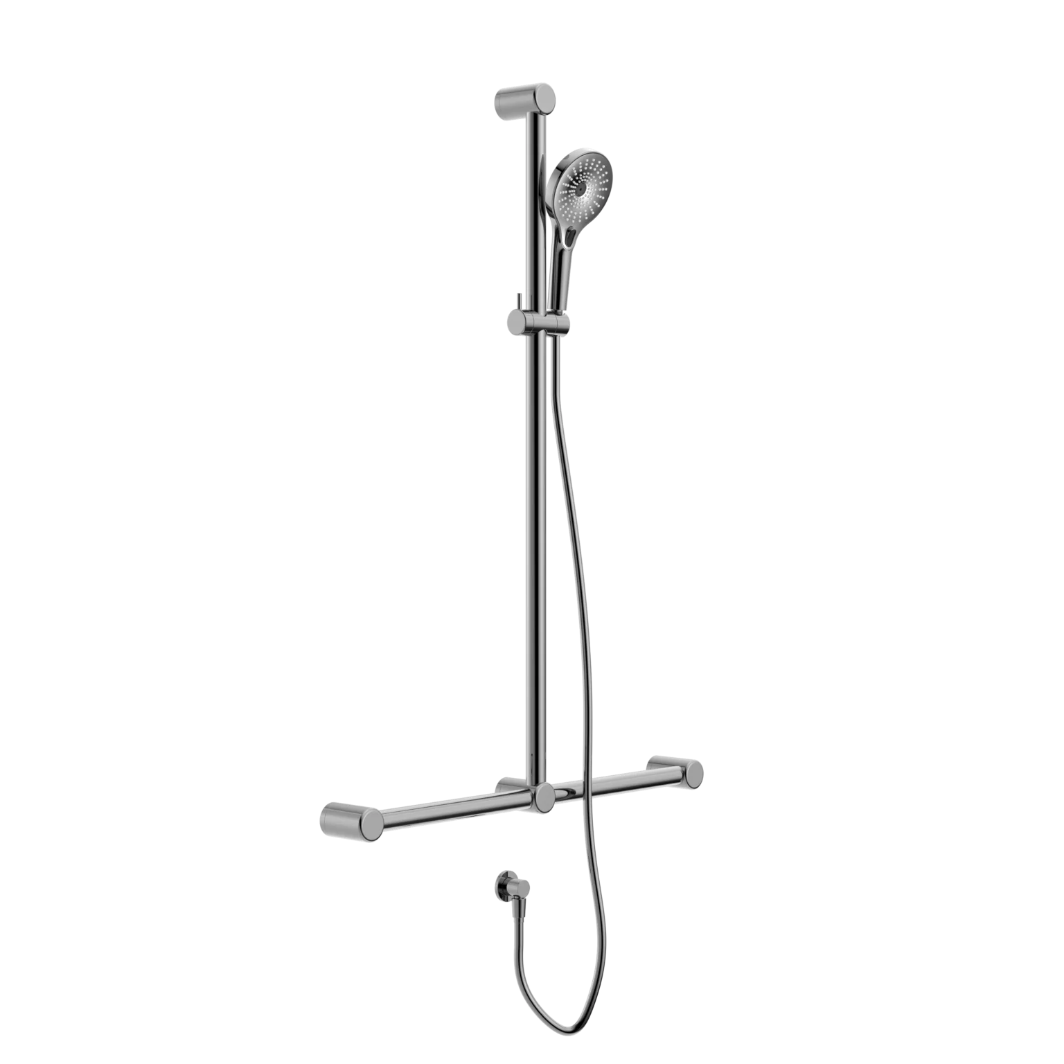 Mecca Care 32mm T Bar Grab Rail And Adjustable Shower Rail Set 1100x750mm - Image 6
