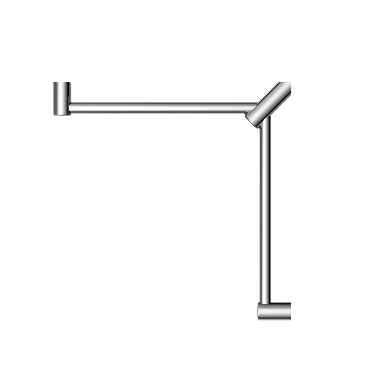 Mecca Care 32mm Wrap Around Corner Grab Rail 600mm x 600mm - Image 5