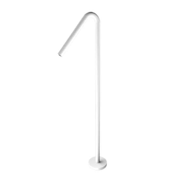 Mecca Floor Standing Bath Spout Only Matte White - Image 8