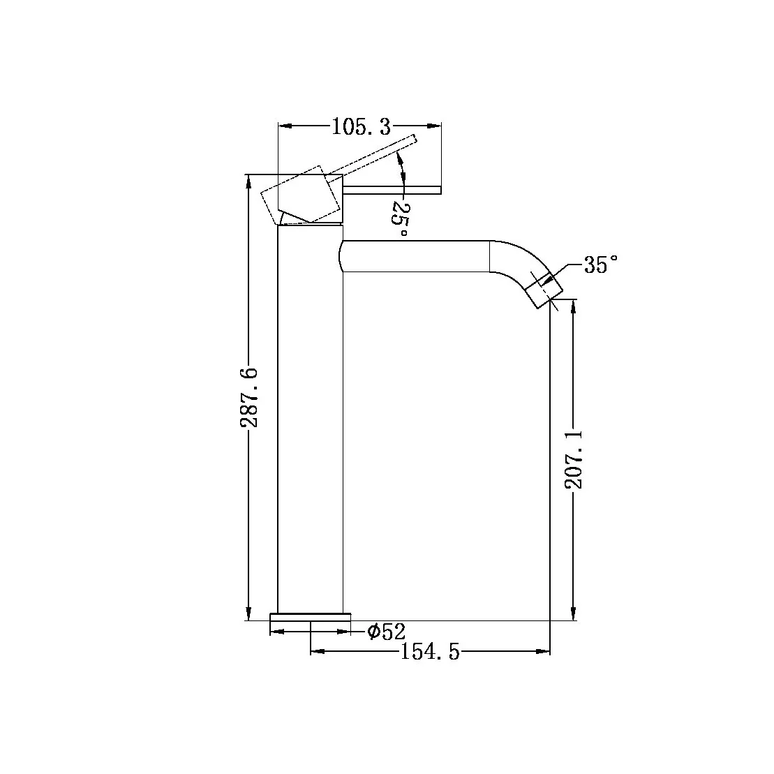 Mecca Tall Basin Mixer - Image 21