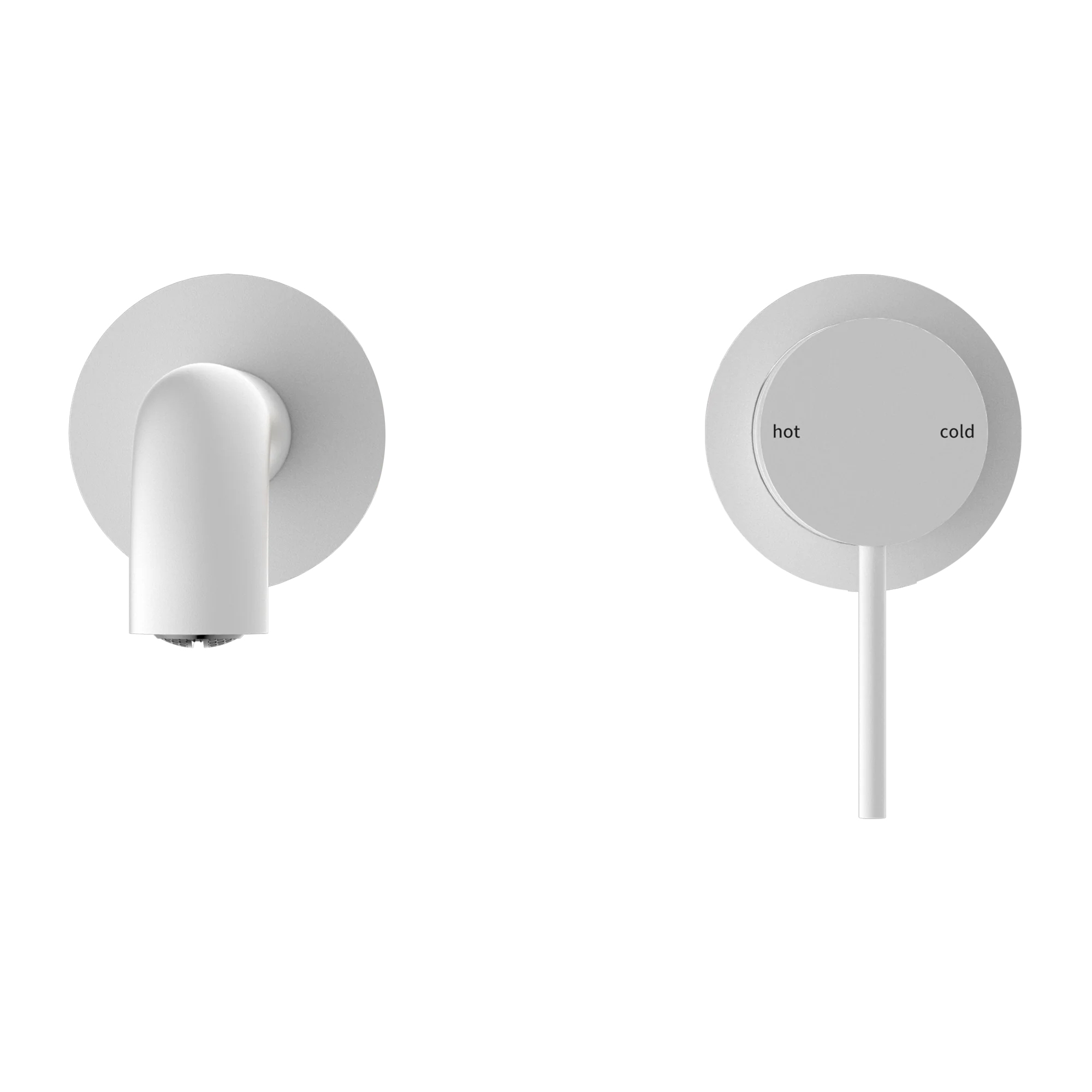 Mecca Wall Basin/bath Mixer Separate Back Plate 120mm - Image 9