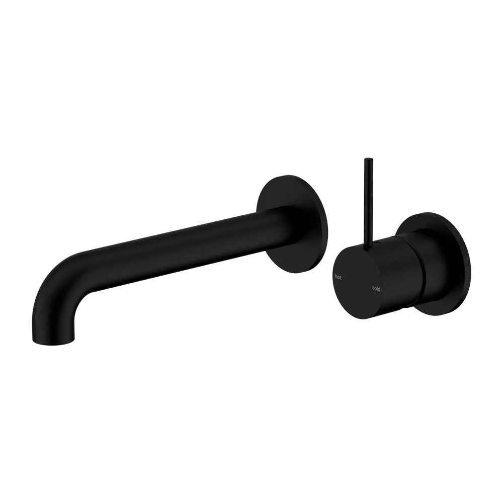 Mecca Wall Basin/bath Mixer Separete Back Plate Handle Up 160mm - Image 2