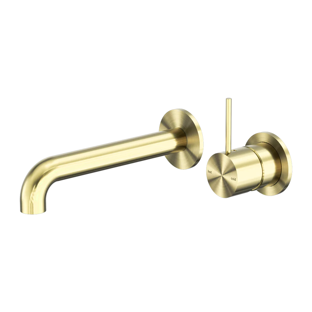 Mecca Wall Basin/bath Mixer Separete Back Plate Handle Up 160mm - Image 4
