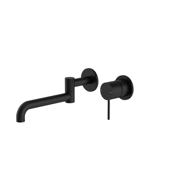Mecca Wall Basin/bath Mixer Swivel Spout 225mm - Image 2