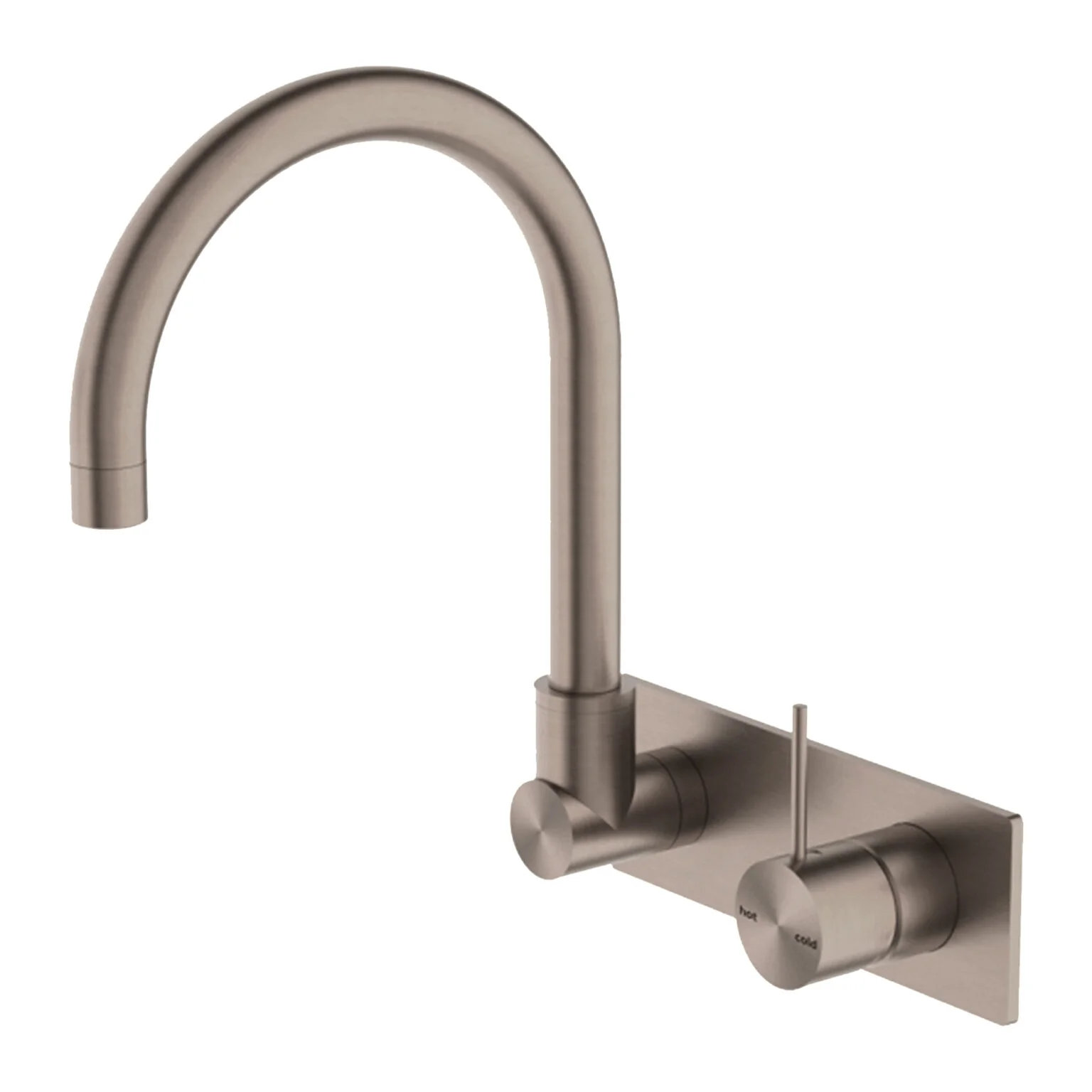 Mecca Wall Basin Mixer Handle Up - Image 10