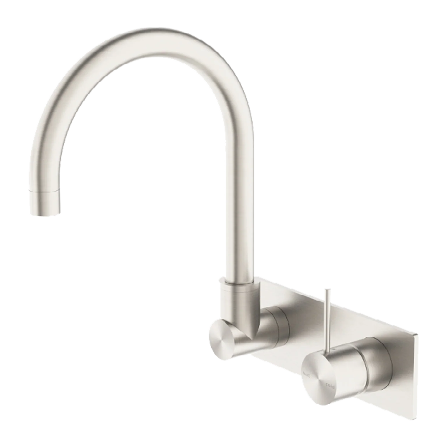 Mecca Wall Basin Mixer Handle Up - Image 14