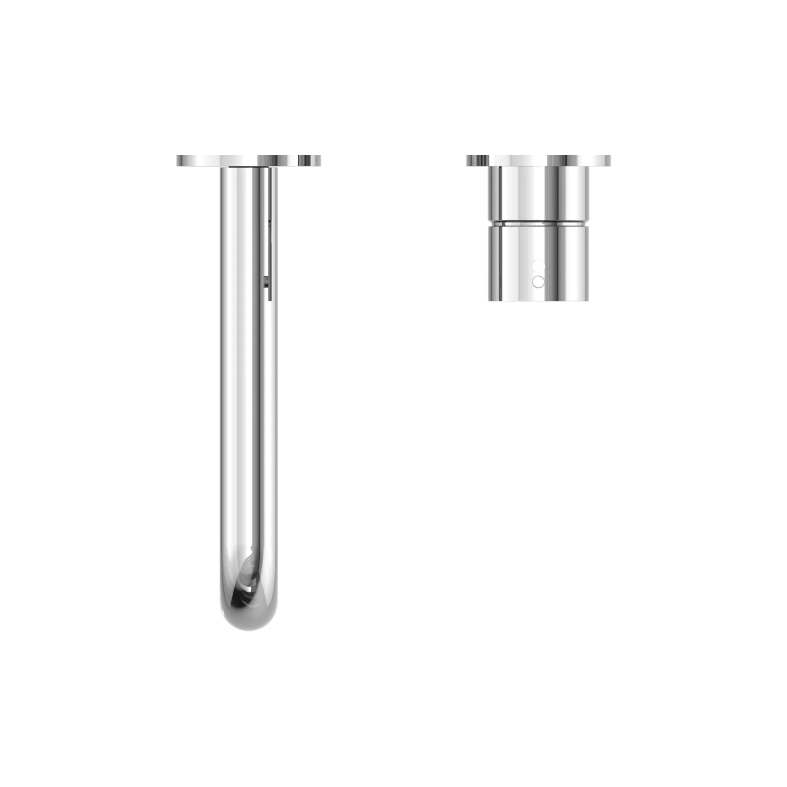 Mecca Wall Basin Mixer Handle Up 160mm - Image 3