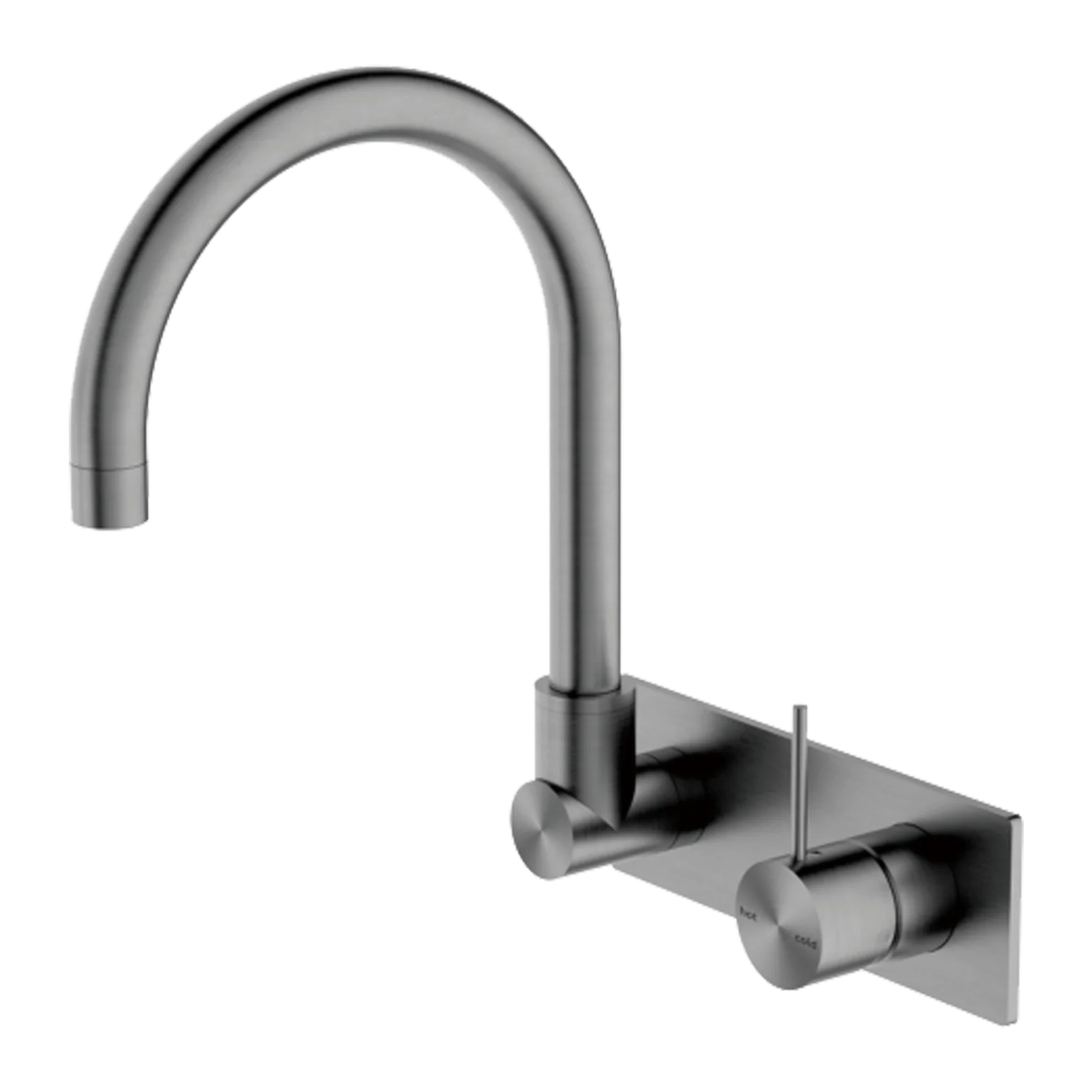 Mecca Wall Basin Mixer Handle Up - Image 22