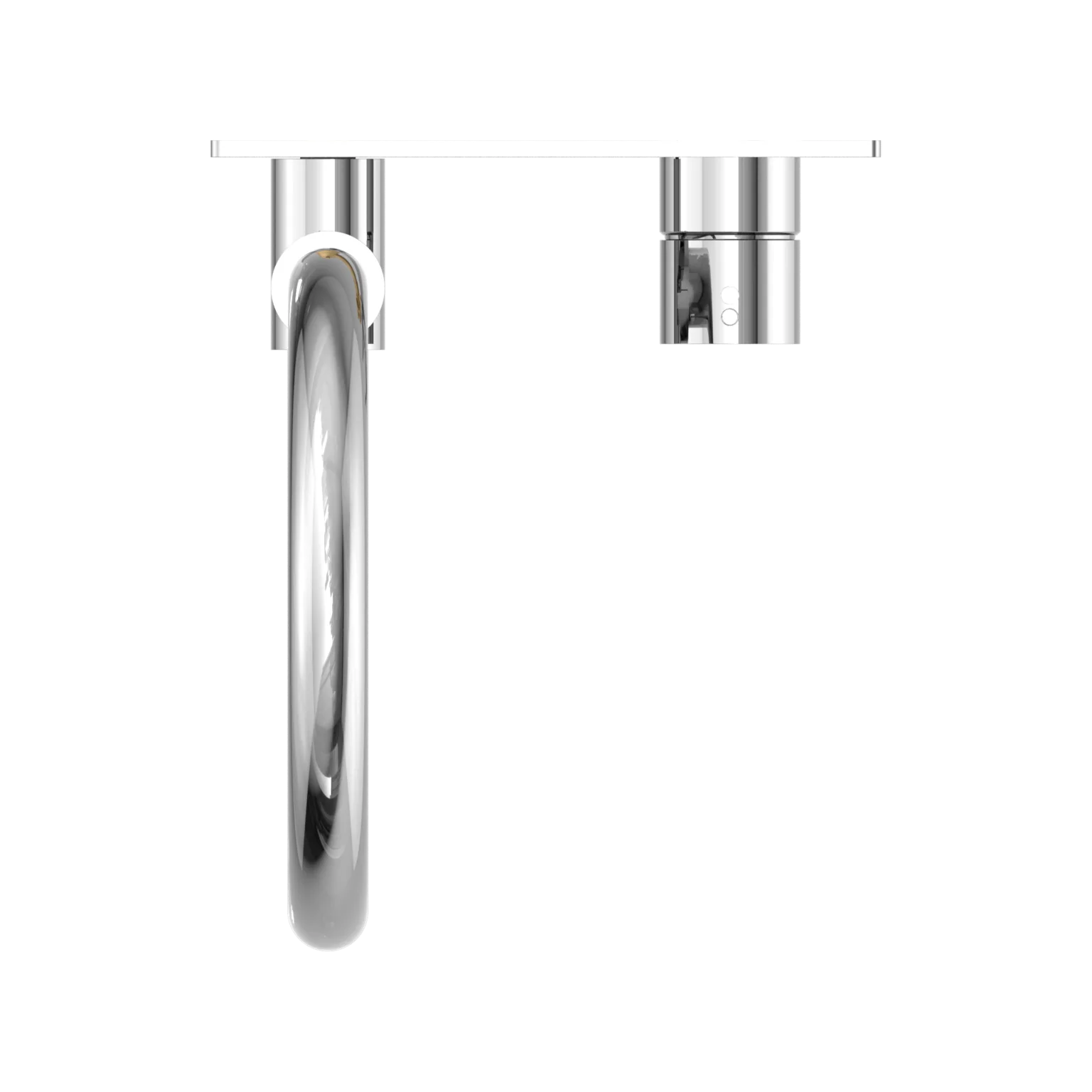 Mecca Wall Basin Mixer Handle Up - Image 4