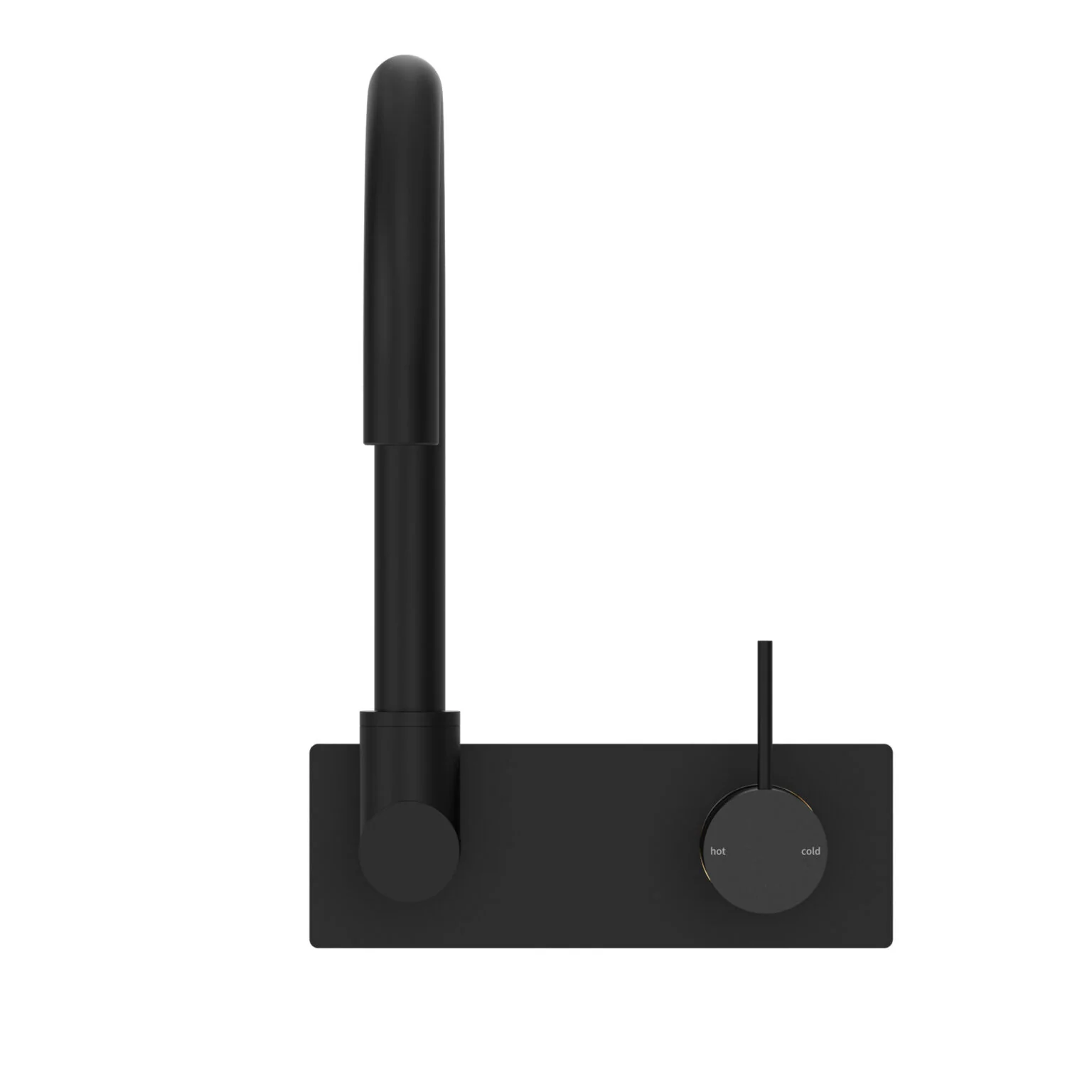 Mecca Wall Basin Mixer Handle Up - Image 7