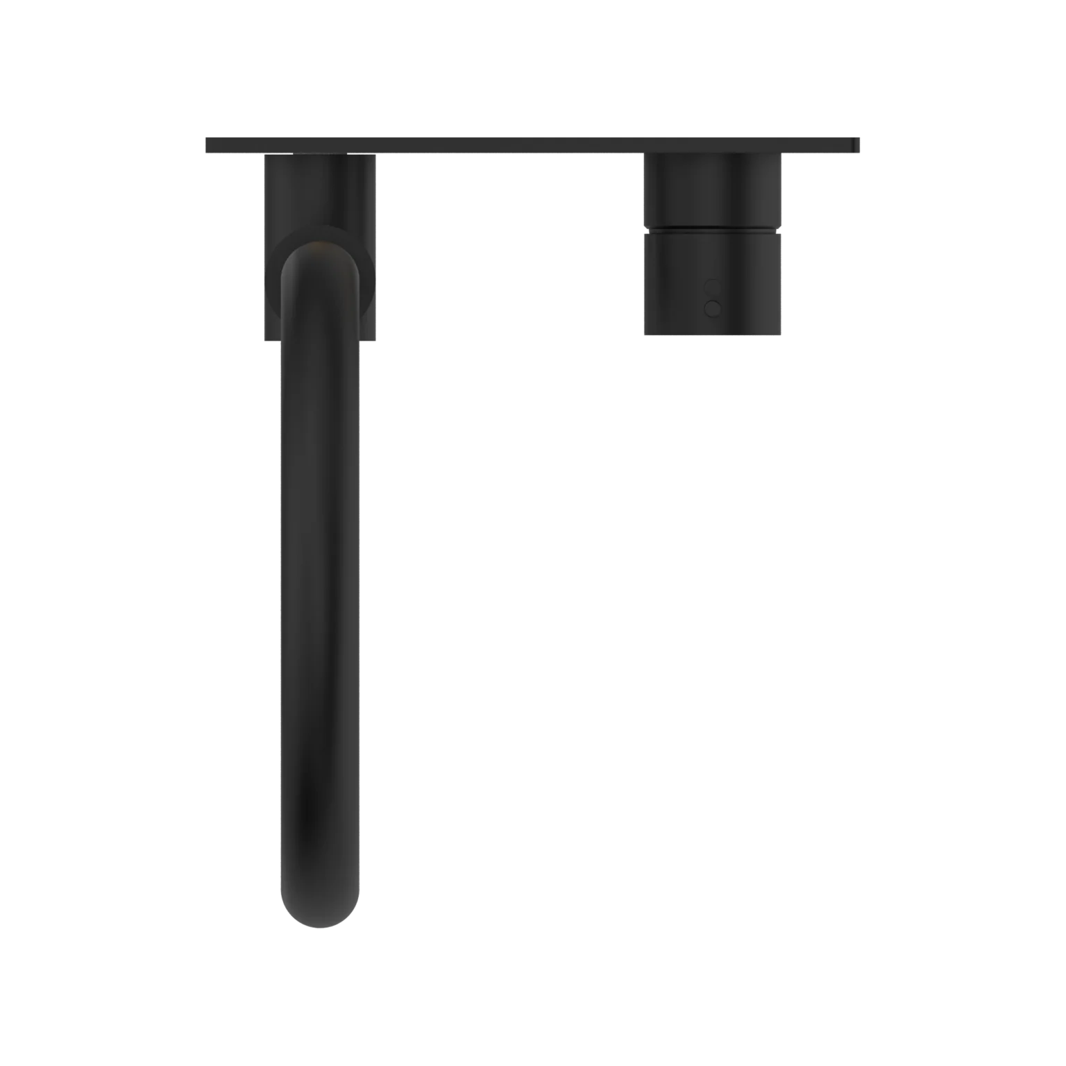 Mecca Wall Basin Mixer Handle Up - Image 9