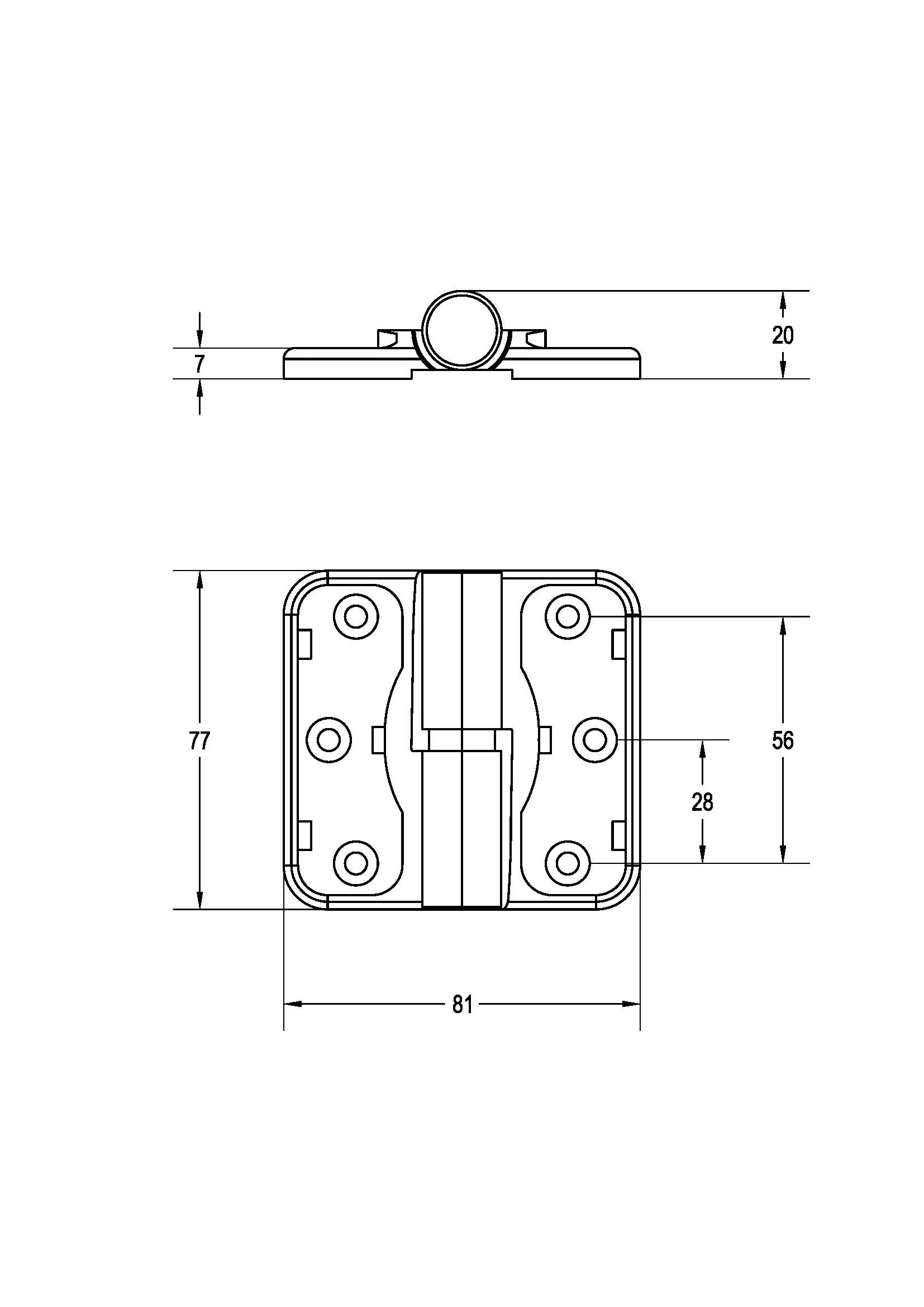 Moda Gravity Hinge - Antimicrobial - Image 2
