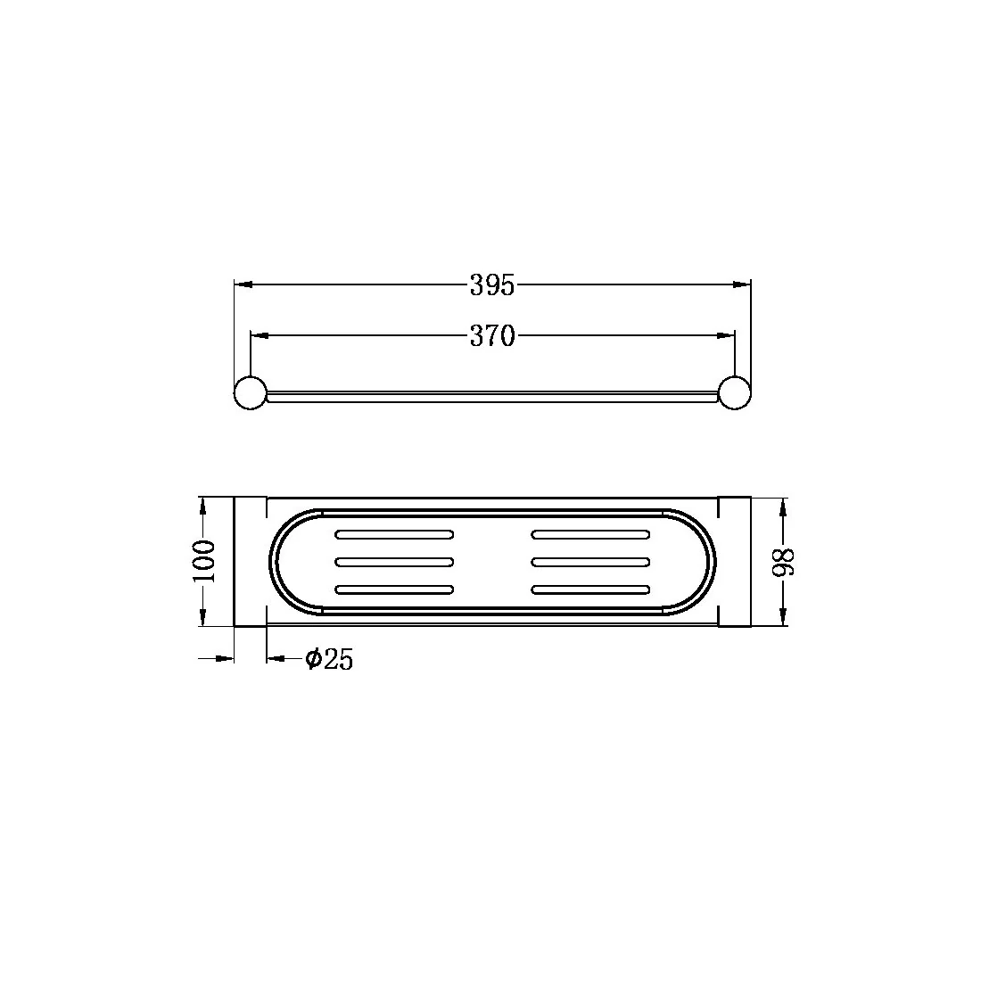 New Mecca Metal Shower Shelf - Image 8