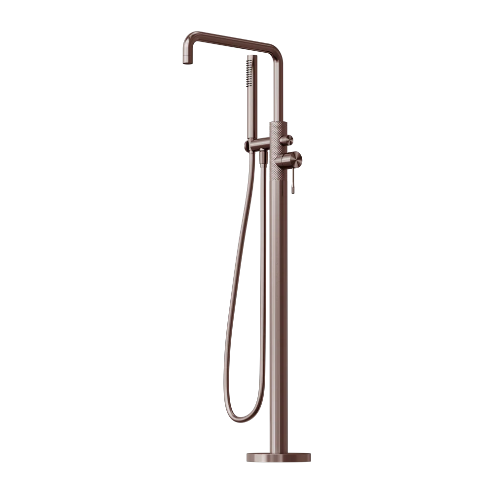 Opal Freestanding Bath Mixer With Hand Shower - Image 4