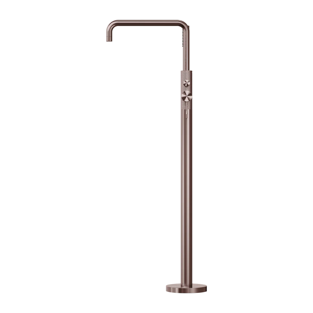 Opal Freestanding Bath Mixer With Hand Shower - Image 8