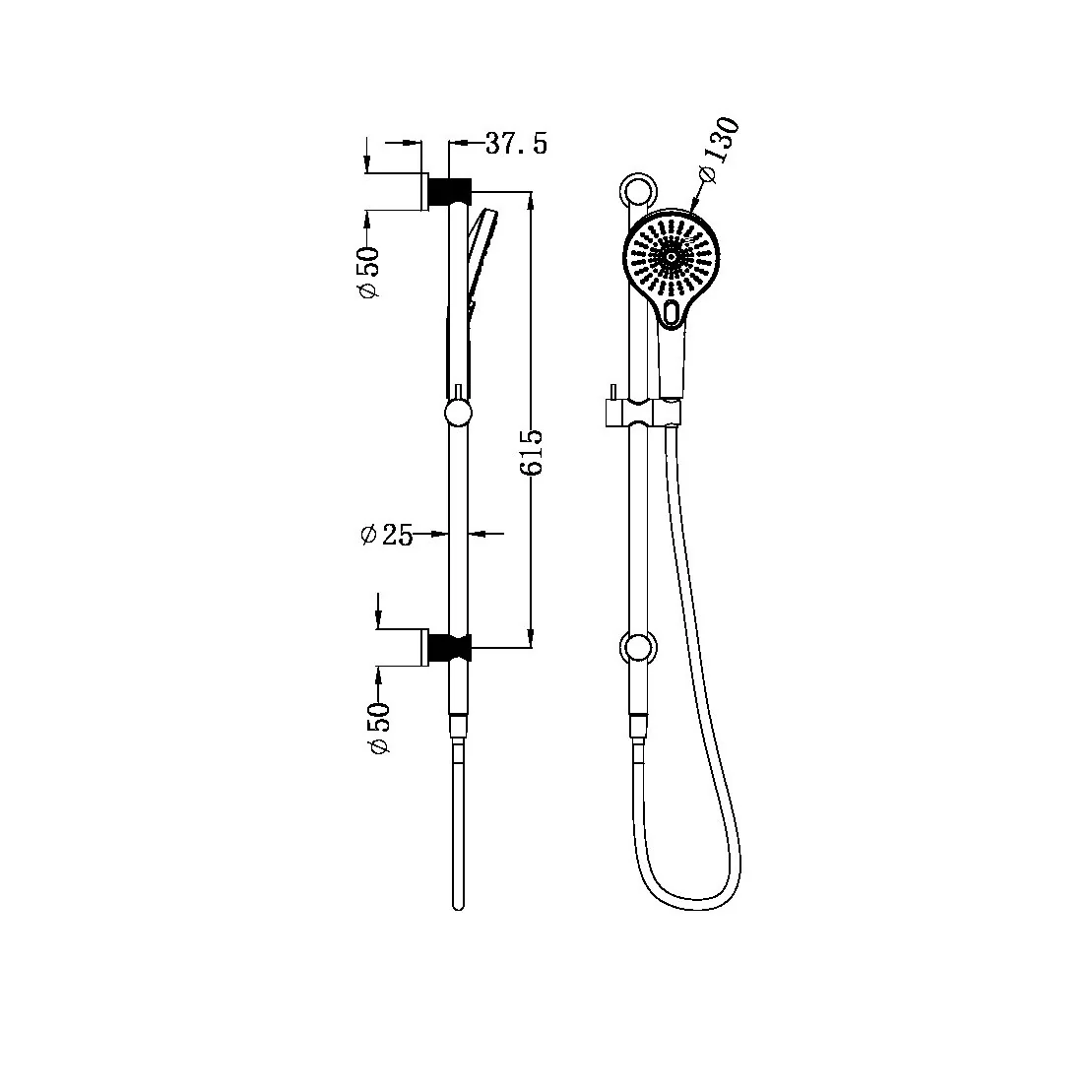 Opal Rail Shower - Image 11