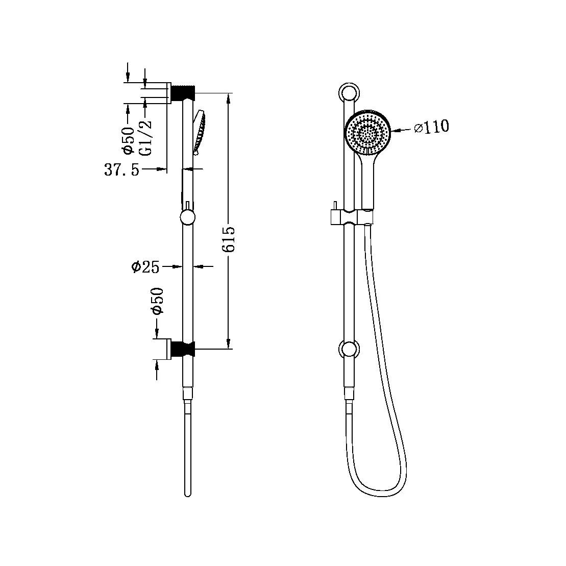Opal Rail Shower - Image 9