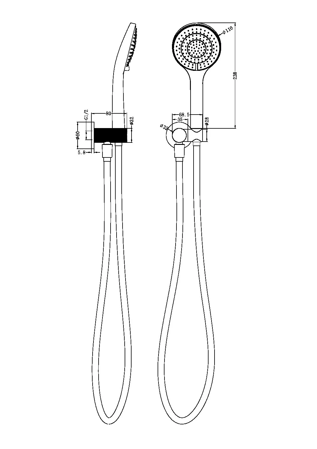 Opal Shower Bracket with Air Shower - Image 9