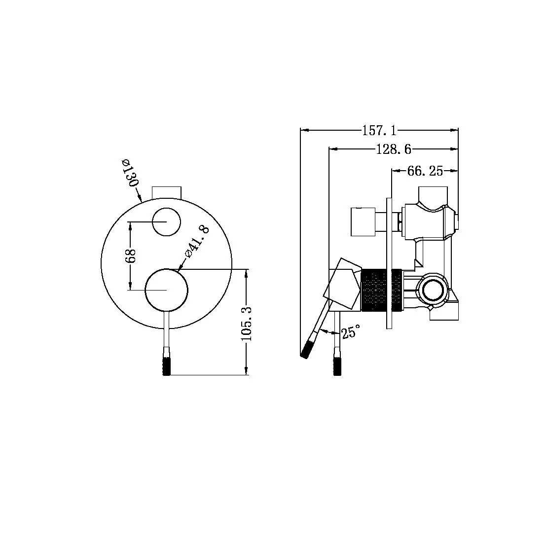 Opal Shower Mixer with Divertor - Image 7