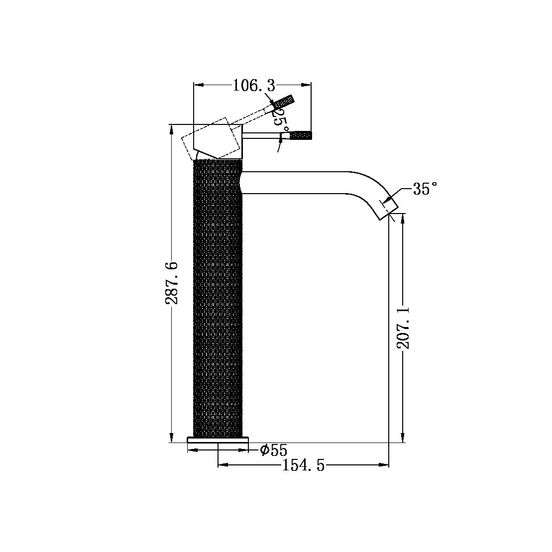 Opal Tall Basin Mixer - Image 10