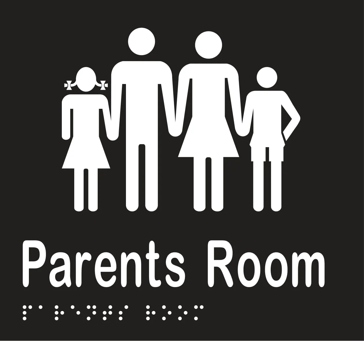 Parents Room Braille 160mmW x 150mmH - Image 2