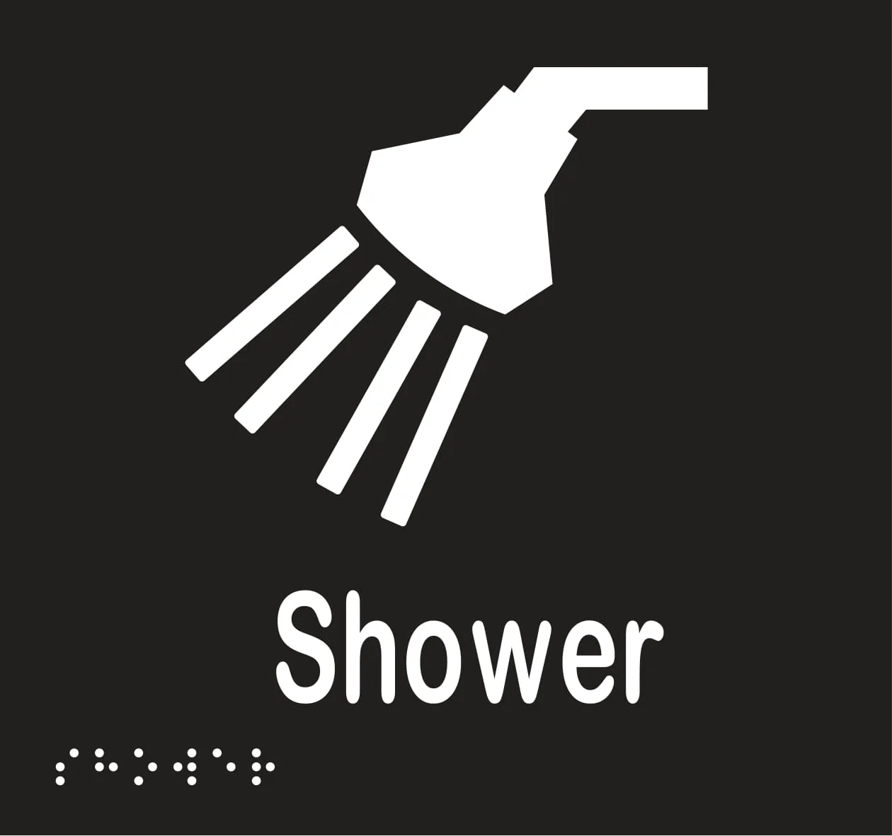 Shower Braille 160mmW x 150mmH - Image 2