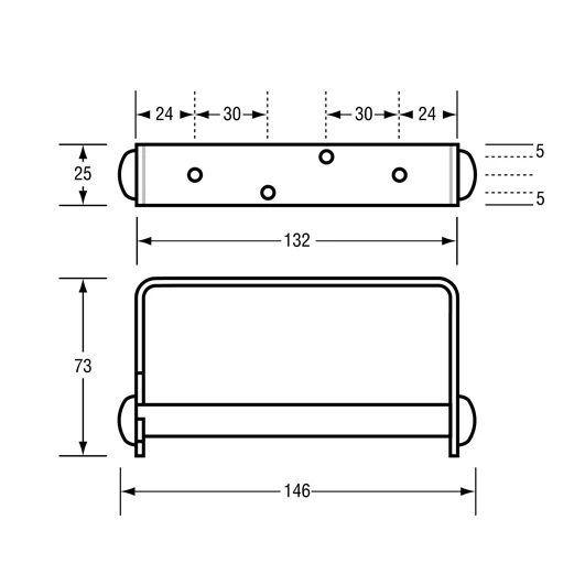 Single Toilet Roll Holder - Image 2
