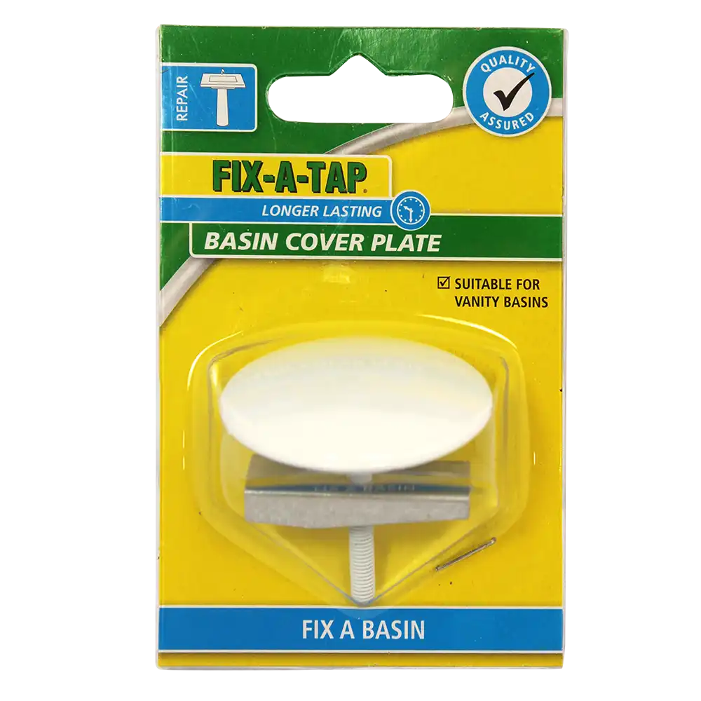 Sink & Basin Cover Plate White 50mm - Image 2