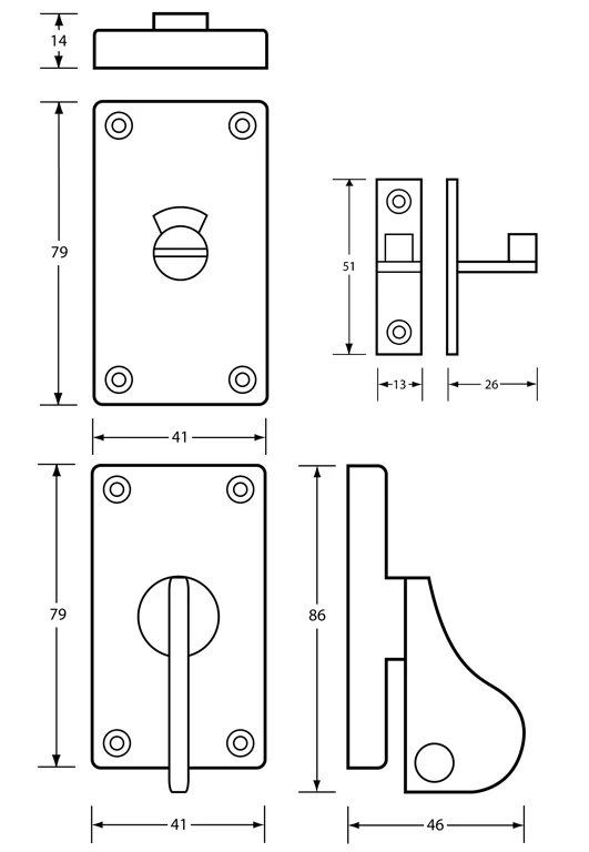 Sliding Door Indicator Lock - Visible Fix - Image 2