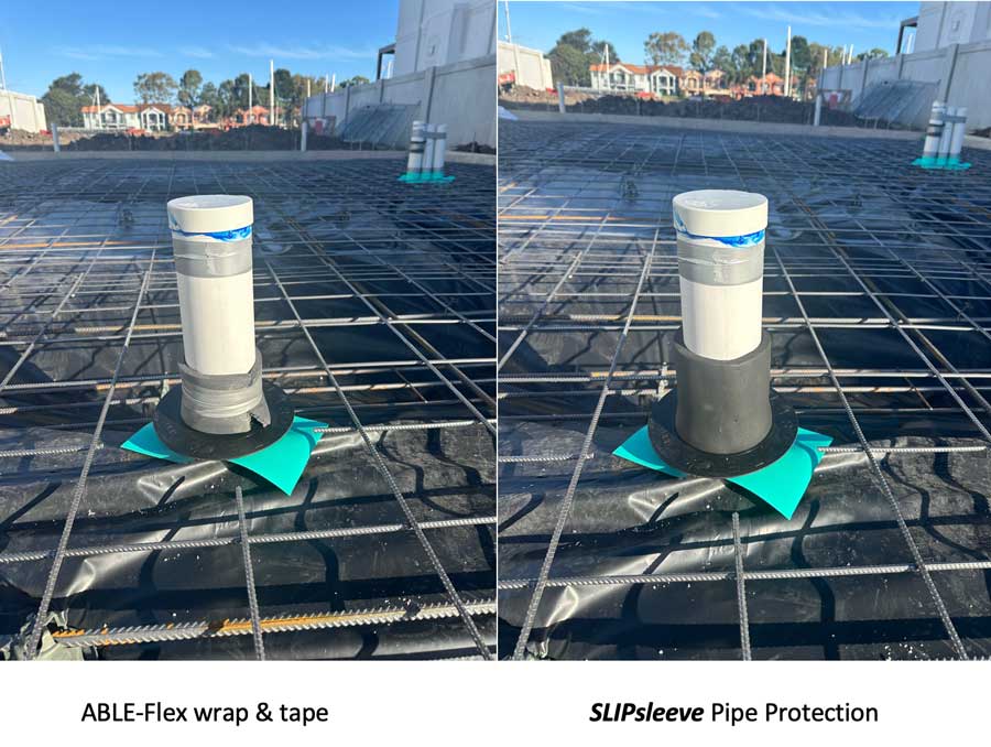 SlipSleeve Protective Pipe Sleeve — Fire Rated Foam, Concrete Penetration Protection - Image 3