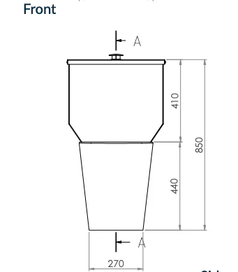 Stainless Steel Disabled Compliant AS1428.1 Commercial Bathroom Kit - Image 11
