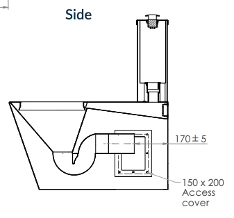 Stainless Steel Disabled Compliant AS1428.1 Commercial Bathroom Kit - Image 12