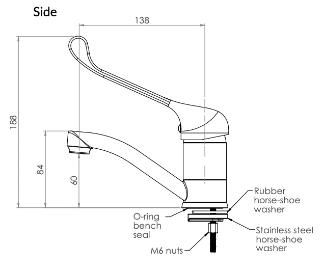 Stainless Steel Disabled Compliant AS1428.1 Commercial Bathroom Kit - Image 14