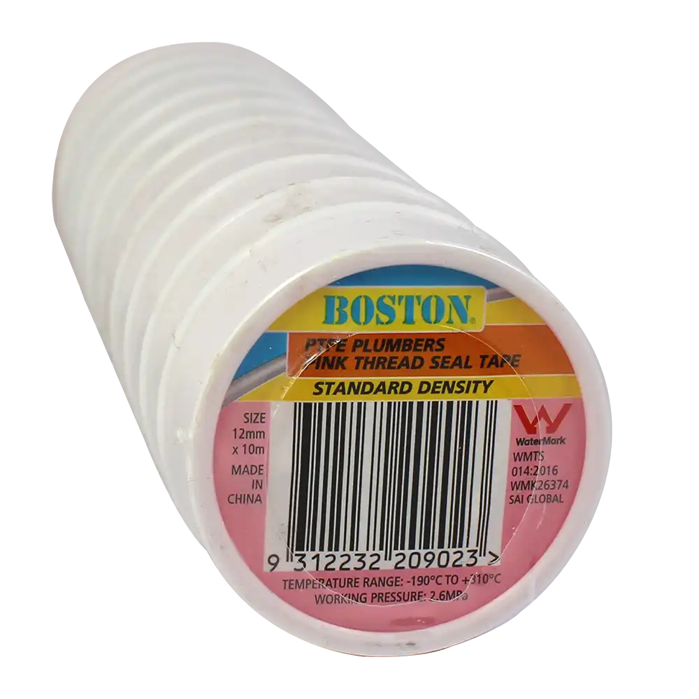Standard Density Pink Thread Seal Tape 12mm x 10m - Image 2