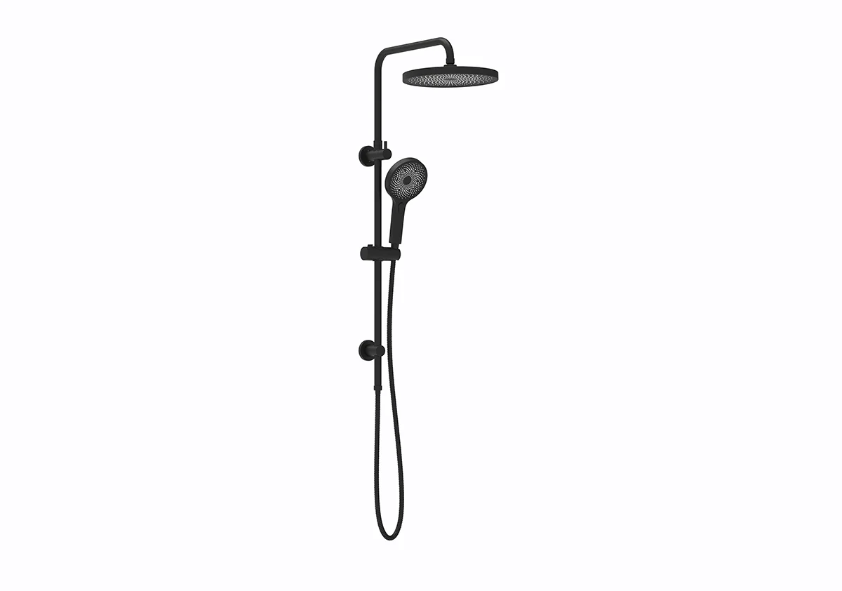 Twin Shower with Rail — 260mm Bush Head, 741 Nozzles, Diverter, 5 Finishes, Lifetime Warranty | T7808 - Image 4