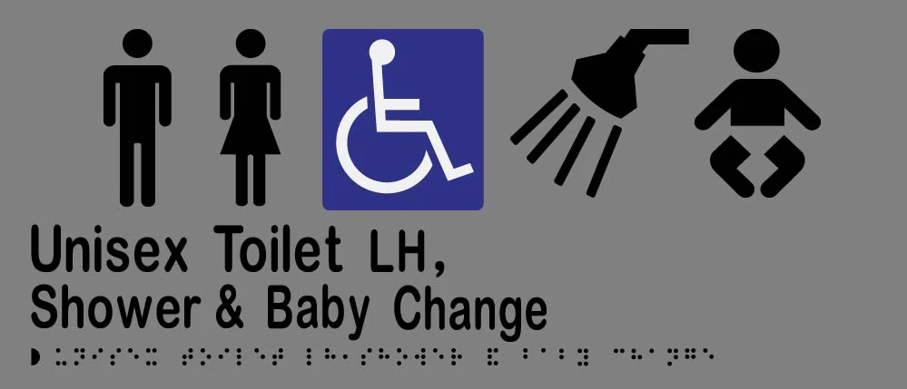Unisex Accessible Toilet LH, Shower & Baby Change - Image 3