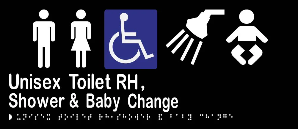 Unisex Accessible Toilet RH, Shower & Baby Change - Image 2