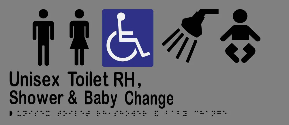 Unisex Accessible Toilet RH, Shower & Baby Change - Image 3