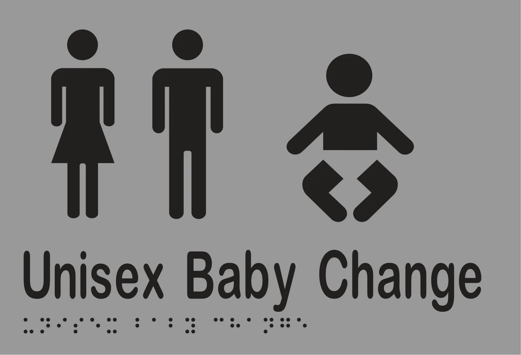 Unisex Baby Change Braille 220mmW x 150mmH - Image 3