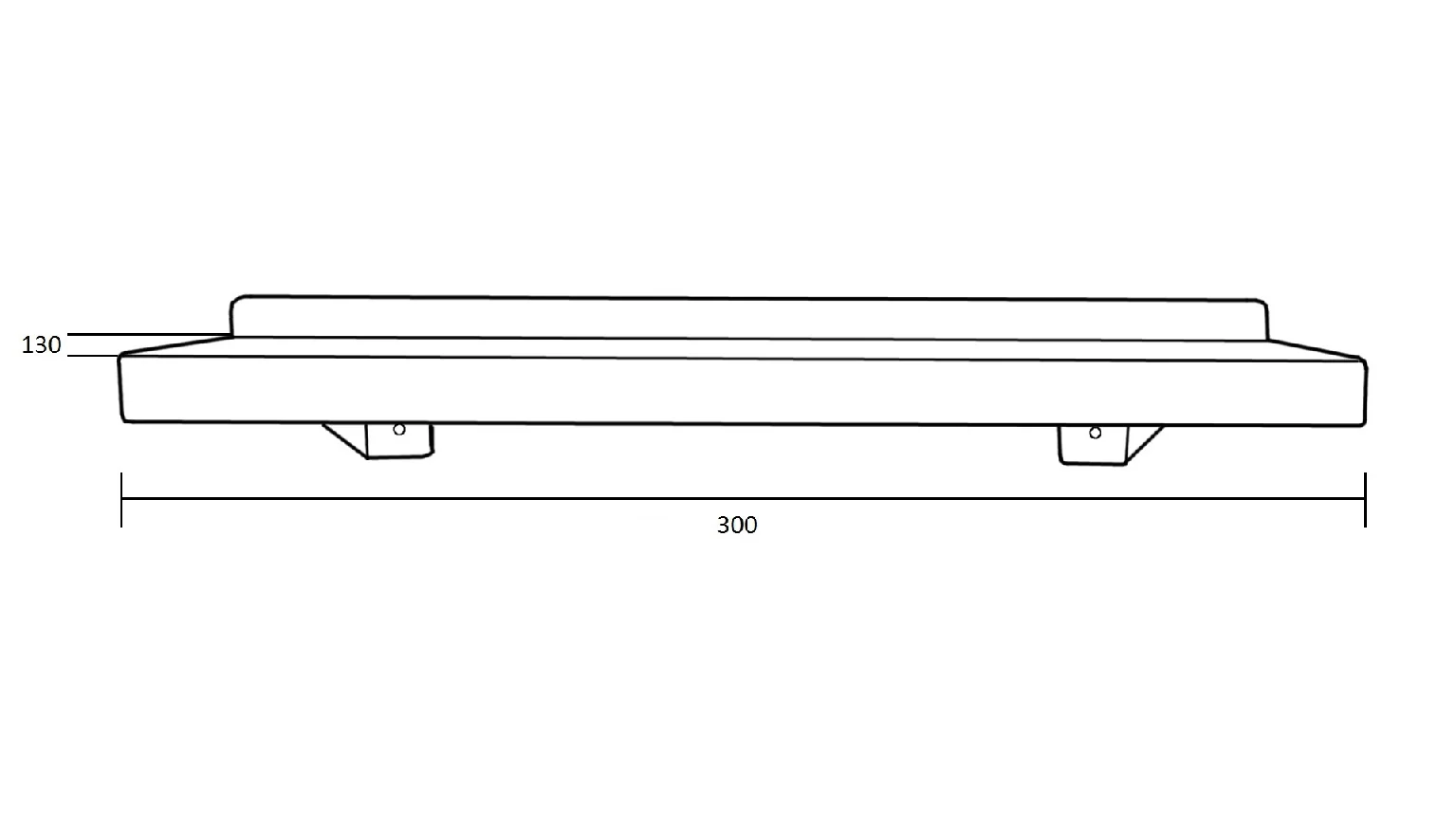 Utility Shelf in Satin Stainless Steel - Image 2