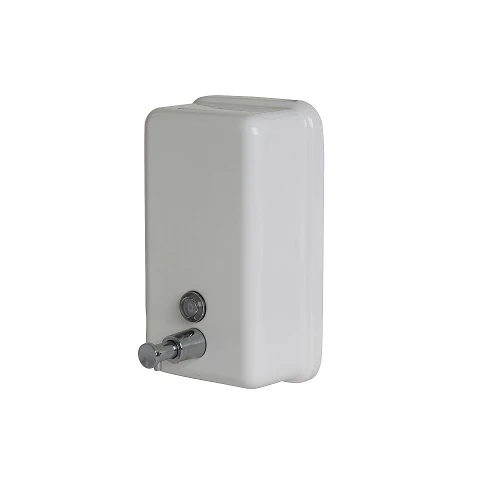 Vertical Soap Dispenser in Powder Coat White - Image 2