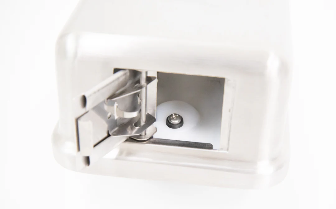 Vertical Soap Dispenser in Satin Stainless Steel - Image 2