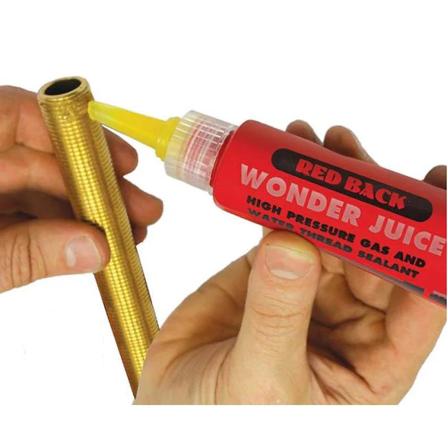 Red Back Wonder Juice – Thread Sealant for Metal Pipes | LPG, Gas & Water Approved - Image 3