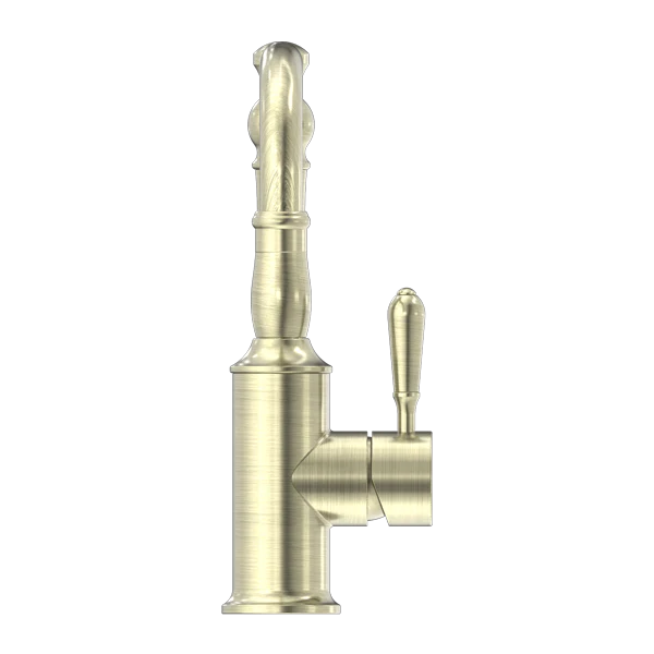 York Basin Mixer Hook Spout With Metal Lever - Image 8