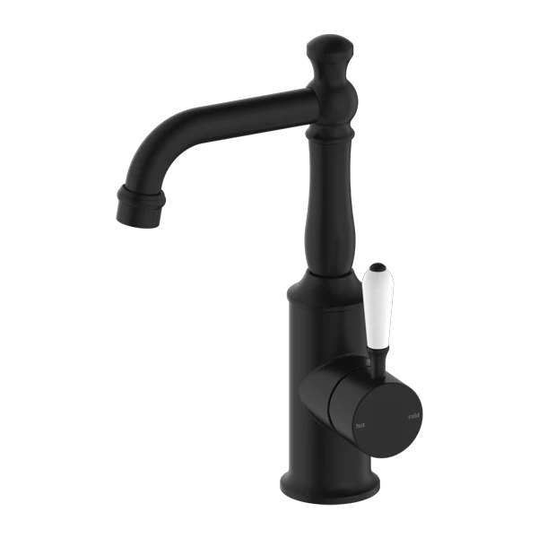 York Basin Mixer With Porcelain Lever - Image 9