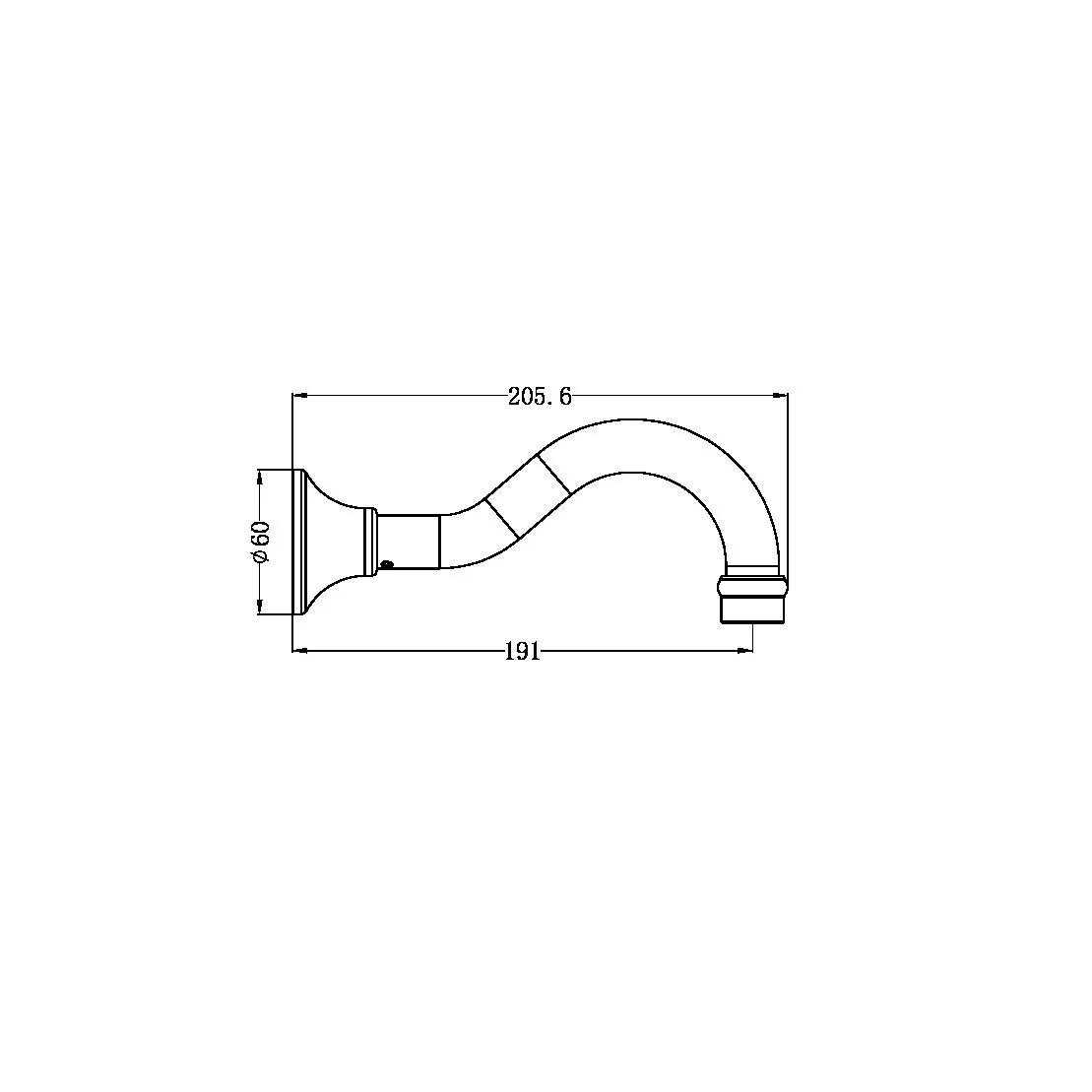 York Bath/Basin Spout - Image 10